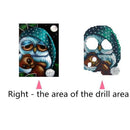 DIY Cartoon Owl Diamond Painting Cross Stitch Kits for Mosaic Home Decor 2#