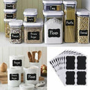 36Pcs Kitchen Jar Labels Chalkboard Blackboard Chalk Board Stickers Decals Craft