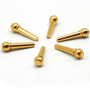Guitar String Bridge Pins Copper Brass Endpin Replacement Parts Accessories
