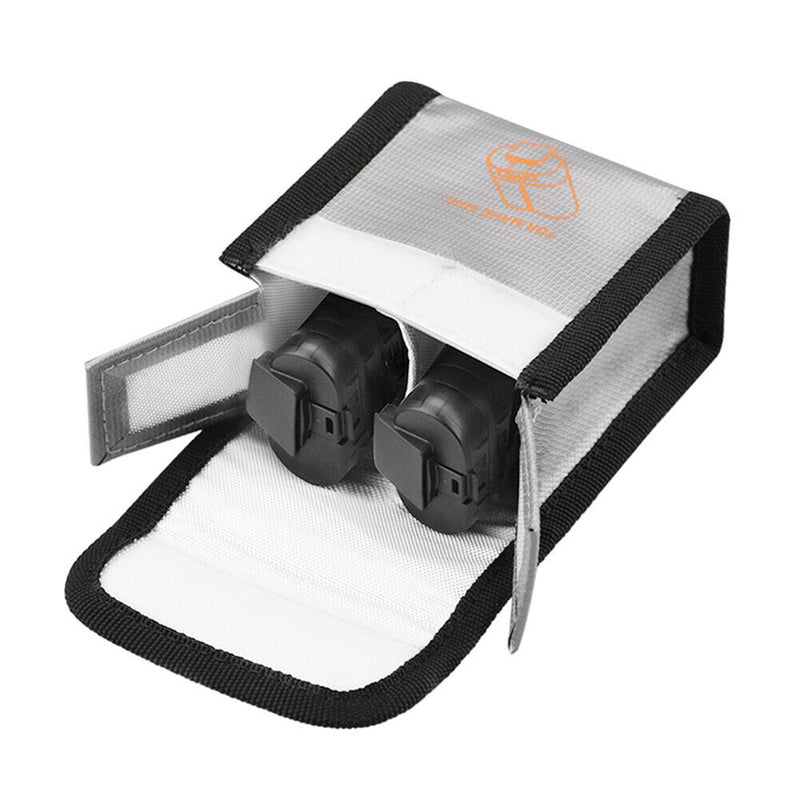 2 Battery Pack Storage Bag Explosion-Proof Pouch for DJI Mavic Mini