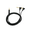 6.35mm Male Stereo to 2x 6.35mm Male Right Angle Y Splitter Audio Cable