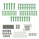 Bolt Kit Motorcycle Windscreen Hardware Fastener Clips Screws Green