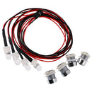RC Car Modified Part 4 Pieces LED 8mm LED Lamp Light Set for  HSP HPI