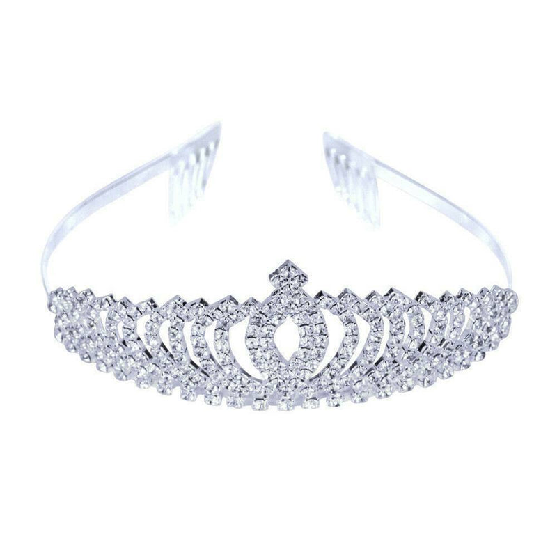 Wedding Bridal Princess Crystal Rhinestone Hair Accessory Tiara Crown Party-Gift