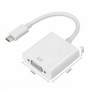 Type C to VGA Adapter USB 3.1 USB C to Female VGA Adapter Cable for Macbook