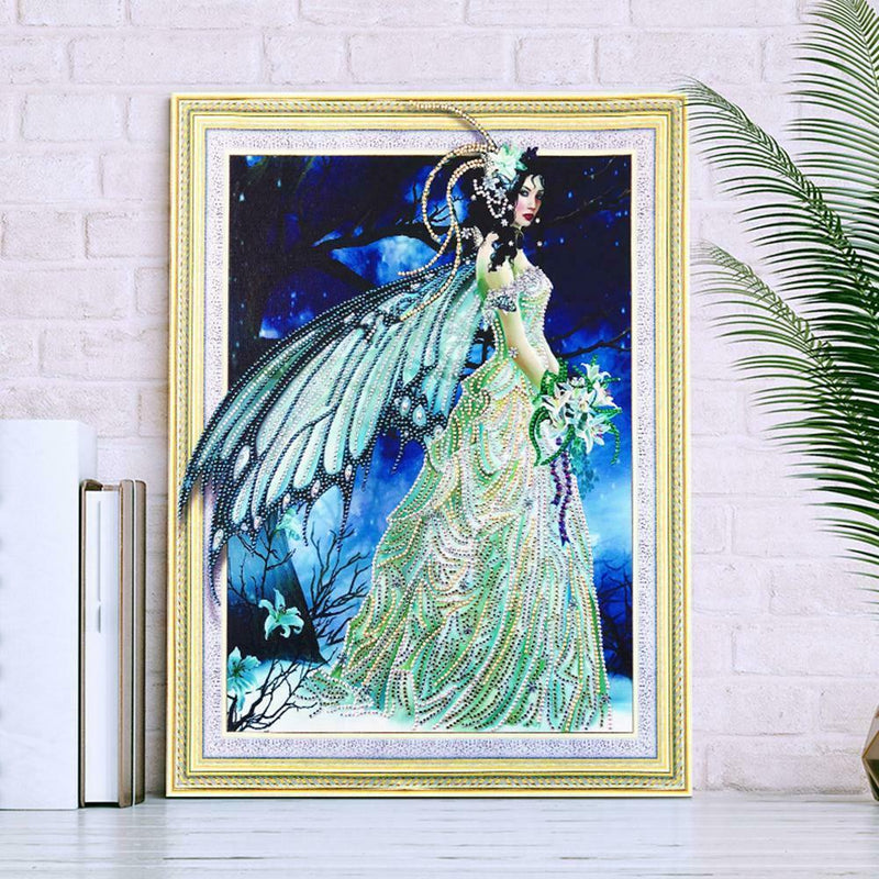 5D DIY Special-shaped Diamond Painting Fairy Cross Stitch Embroidery Mosaic