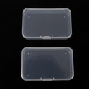 1Pcs Clear Plastic Transparent With Lid Storage Box Collection Container Case BX