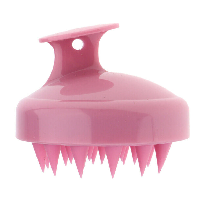 2 Pieces Soft Scalp Massager Body Wash Shampoo Brush For Deep Cleaning Pink
