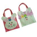 2pcs Rabbit Bunny Style Handbag Fabric Tote Kids Carry Bags Easter Supplier