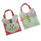 2pcs Rabbit Bunny Style Handbag Fabric Tote Kids Carry Bags Easter Supplier