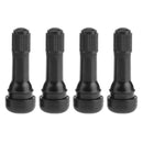 4pcs TR438 Snap-in Rubber Tubeless Tire Car Wheel Tyre Valves with Dust Cap A