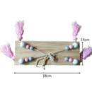 Shelf Wall Shelf Storage Shelf Child Ins Nordic Style Solid Wood Macaroon B