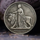 Queen Victoria And Lion Pattern Commemorative Coin Craft Collection A8C2