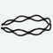 Fashion Cross Bangs Headdress Sports Headband Braided Twist Plait Hair Hoop