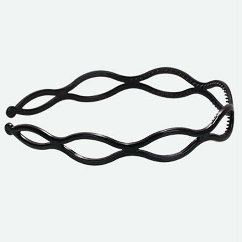 Fashion Cross Bangs Headdress Sports Headband Braided Twist Plait Hair Hoop