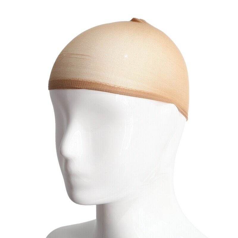 Wig cap unisex smooth wig hairnet cap Snood - 2 pieces (skin color) P4N9