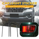 For Land Cruiser Prado 03-09 Carbon Fiber Front Rear Fog Lamp Cover Trim
