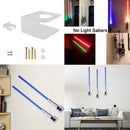 Light Saber Acrylic Stand Wall Mounted Upright Display Holder Storage Rack Clear