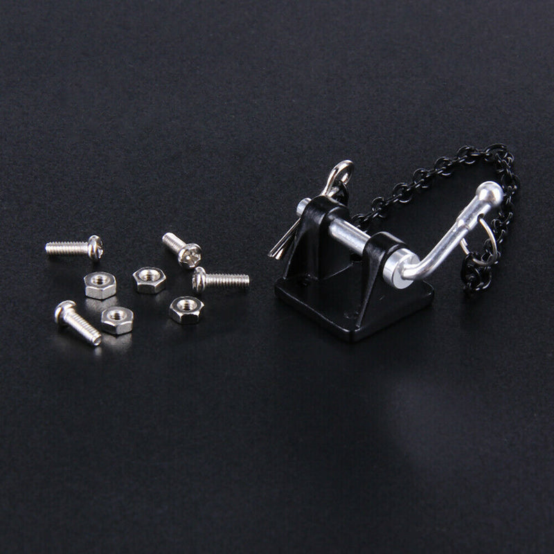 Metal Tow Shackle Trailer Hook for Axial SCX10 TAMIYA  CC01 RC4WD D90 D110 A