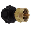 Regulator Valve Propane Refill Adapter for Steel Propane Cylinder with QCC1