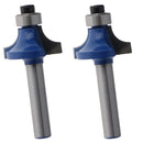 2pcs 1/4 Shank Woodworking Router Bit, Metric Cutter, Flush Trim Routing Bits