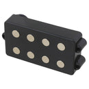 Noiseless Good Balance 4 String Bass Humbucker Double Coil Pickup Black For