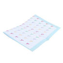 3 Sheets Plan Paper 100 Days Countdown Schedule Wall Calendars Daily Weekly