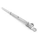 Stainless Steel Hand Swage Stud Turnbuckle Deck Toggle Tensioner Set for 3/
