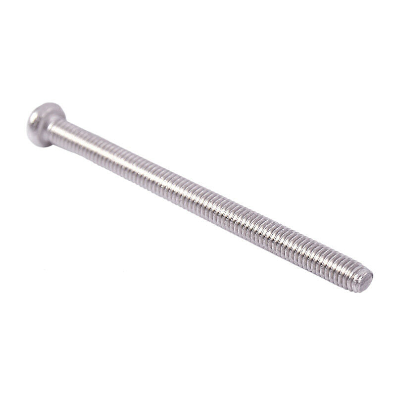 M2.5 x 35mm 304 Stainless Steel Phillips Round Head Screws Bolt 60pcs C1B2