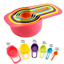 6Pcs Measuring Spoons Cup Kitchen Tool Baking Teaspoon Scale Measure StackaS Nw