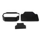 Set Black Sun Visor Instrument Panel and Rear Top Case Box Support Cushion