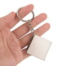1pc Mini practical tape measure keychain key chain ring keyring key fob holderOZ