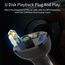 QC3.0 Wireless Bluetooth Car USB Charger FM Transmitter Radio Adapter MP3