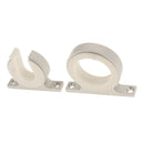Aluminum Fishing Rod Rack Reel Storage for Boat Yacht - White