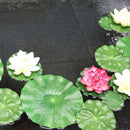 Pack Of 9 Artificial Floating Foam Lotus Leaves Water Lily Pads Ornaments G