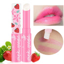 Strawberry Flavor Lip Balm Magic Temperature Changing Moisturizer Bal Color S3N1