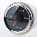 9-32V 52mm Black Dial Boat Marine Outboard Motor Trim Tilt Gauge with Colorful