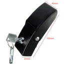 Black Locking Hood Catch Kit Car Key Guard Fit For 2007-2015 Jeep Wrangler