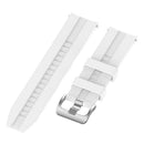 Soft Silicone Wristband Strap for Huawei Watch GT 2 GT Honor Magic (White)