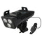 4 in 1 Bike Bicycle Phone Charging Treasure Rack Headlight (Black 4000mAh)