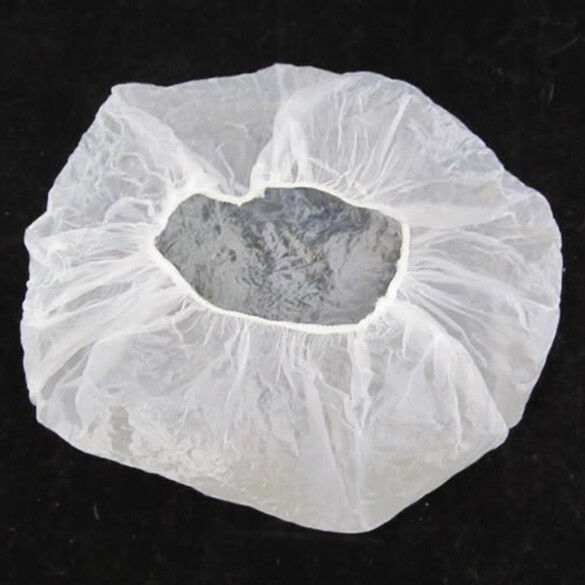 100pcs Salon Hotel Disposable one-off Clear Spa Hair Elastic Shower Bathing Caps