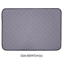 Washable Pet Diaper Pad Waterproof Durable Urine Absorbent Mat (Gray S) A