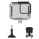60M Waterproof Transparent Case with Lens Filter Kit for GoPro Hero 8 Black