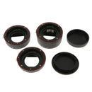 Autofocus Macro Lens Adapter Ring For Canon  EF EF-S 13mm 21mm 31mm Red