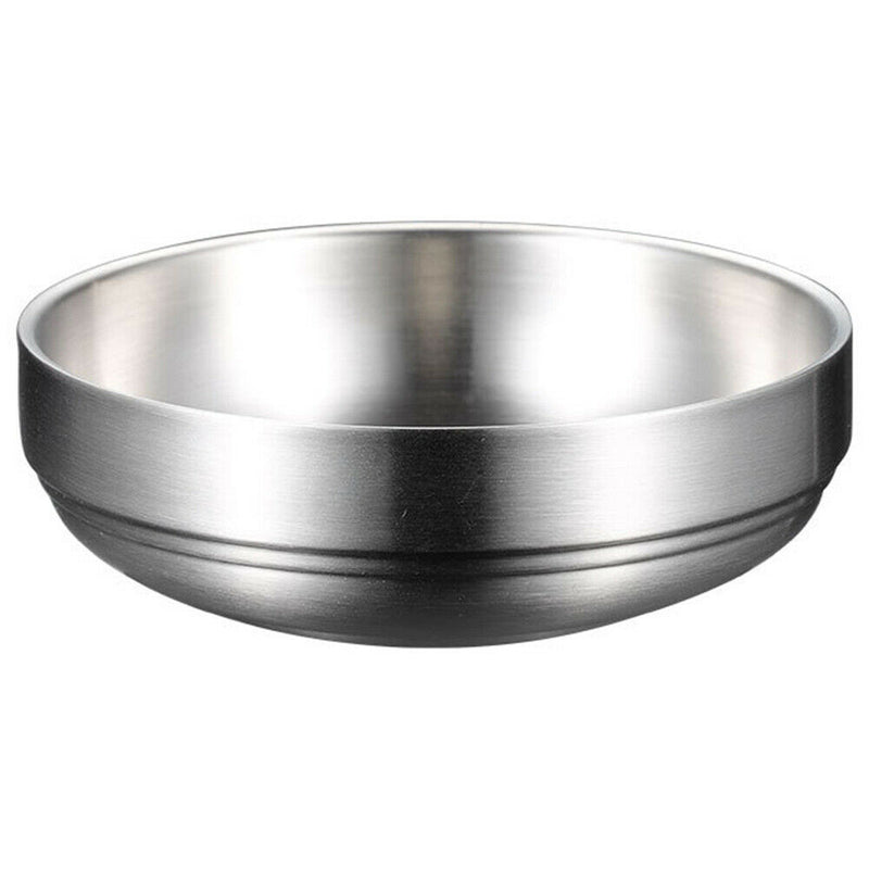 1 X Stainless Steel Mixing Bowl Non Slip Whisking Bowl Salad Pickle Cook Plate
