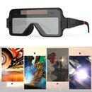 Solar Auto Darkening Anti-Glare Welding Glasses DIN11 Protection Helmet A