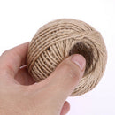 1Roll 50M Natural Burlap Hessian Jute Twine Cord Hemp Rope String 2mm Rusti
