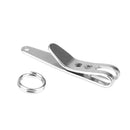 Stainless steel UFO Removable buckle Clip Keychain outdoor tool Key Rings