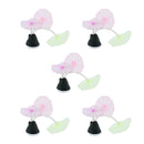 5pc Artificial Plant Aquarium Glow In The Dark   Tank Ornament Decoration