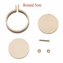 Mini Embroidery Hoop Wooden Frame Hand Cross Stitching Hoop Framing DIY Cra W1A4